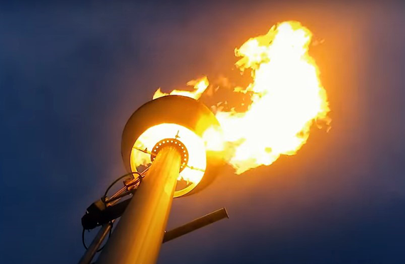 SAFETY TORCH FOR BIOGAS PLANT