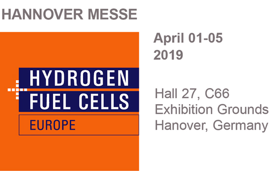 OUR PRINCIPALS PRESENT AT HANNOVER MESSE - HYDROGEN FUEL CELLS 2019